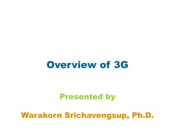 3g ppt presentation free download