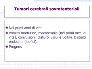 tumori cerebrali sovratentoriali