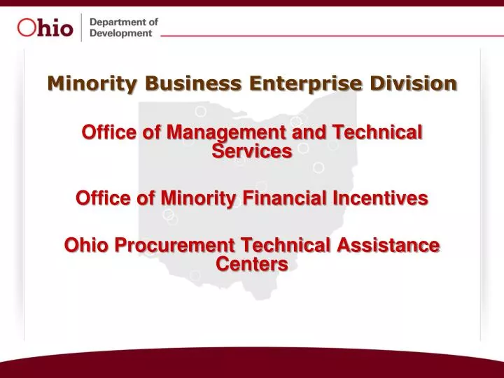 minority business enterprise division