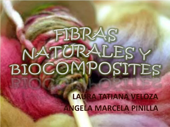 fibras naturales y biocomposites