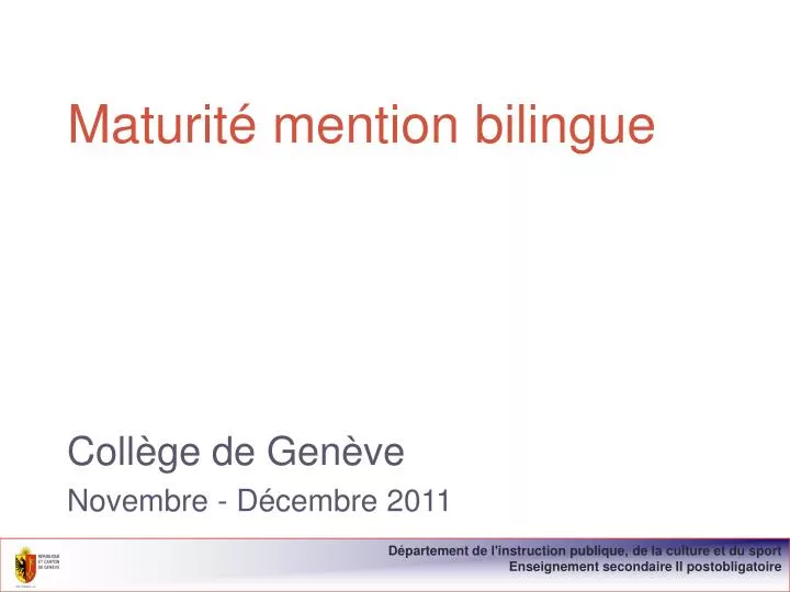 maturit mention bilingue