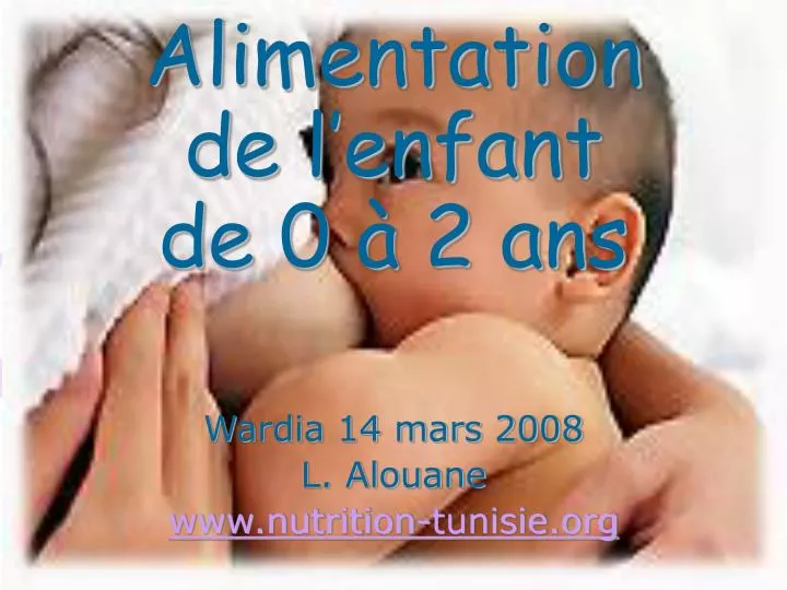 alimentation de l enfant de 0 2 ans