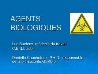 agents biologiques