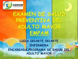 examen de salud preventiva del adulto mayor empam