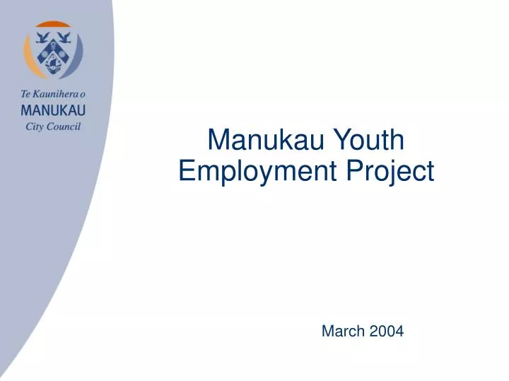 manukau youth employment project