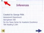 Inferences - slide 1