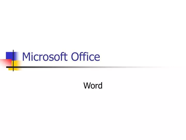 microsoft office