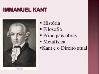 immanuel kant
