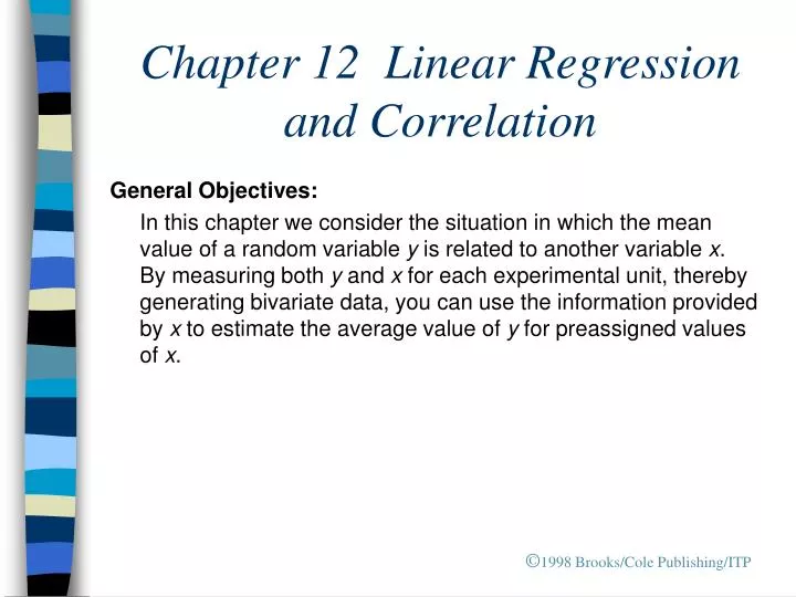 chapter 12 linear regression and correlation
