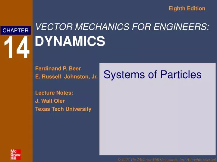 systems of particles