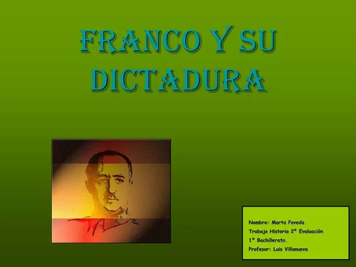 franco y su dictadura