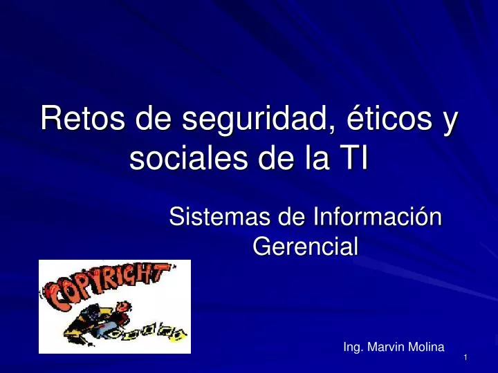 retos de seguridad ticos y sociales de la ti