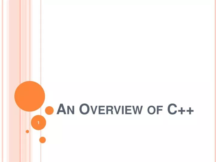 an overview of c