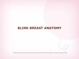 BLINK BREAST ANATOMY