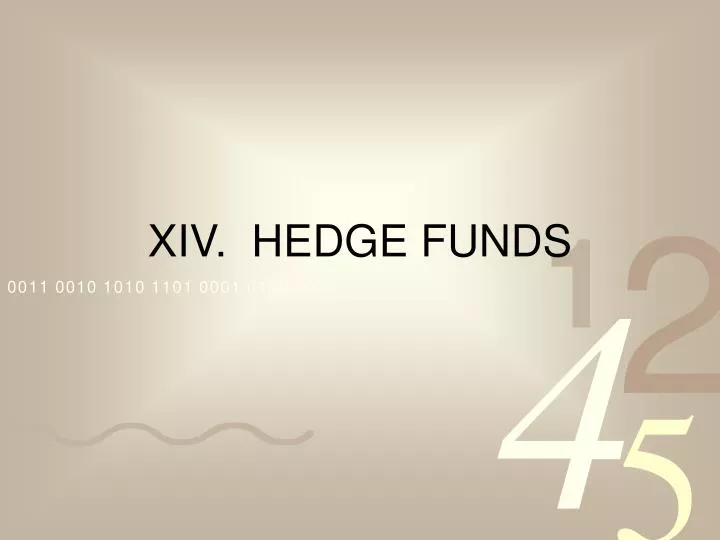 xiv hedge funds