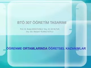 bt 307 ret m tasarimi
