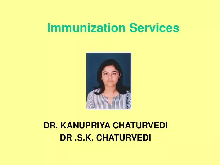 immunization services