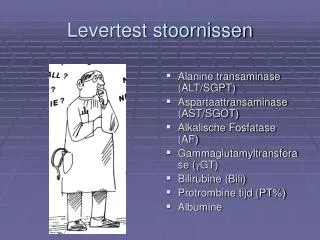 levertest stoornissen