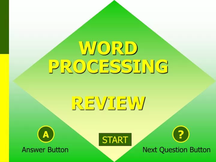 word processing review