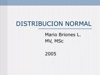 distribucion normal