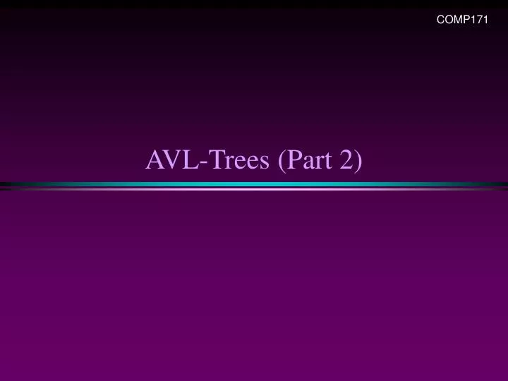 avl trees part 2