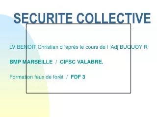 securite collective
