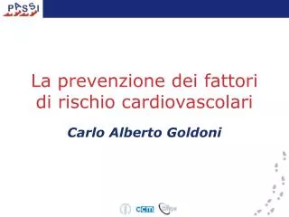 La prevenzione dei fattori di rischio cardiovascolari