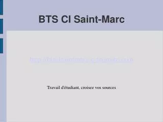 BTS CI Saint-Marc