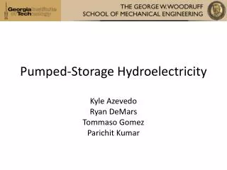 Pumped-Storage Hydroelectricity