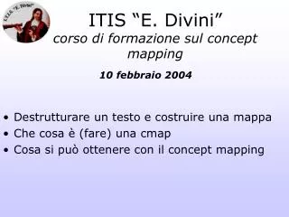 ITIS “E. Divini” corso di formazione sul concept mapping