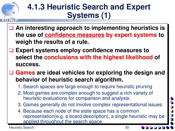 4 1 3 heuristic search and expert systems 1