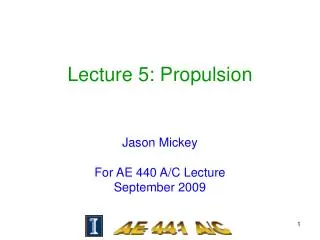 Lecture 5: Propulsion