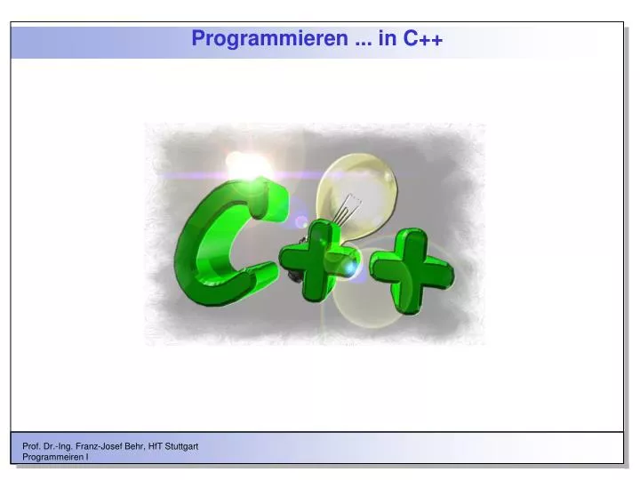 programmieren in c