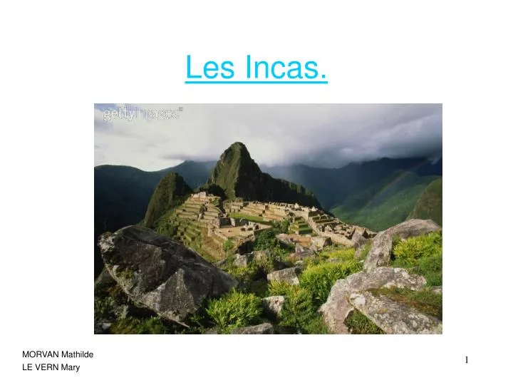 les incas