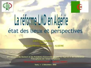 DJEKOUN Abdelhamid Recteur Université Mentouri Constantine - ALGERIE