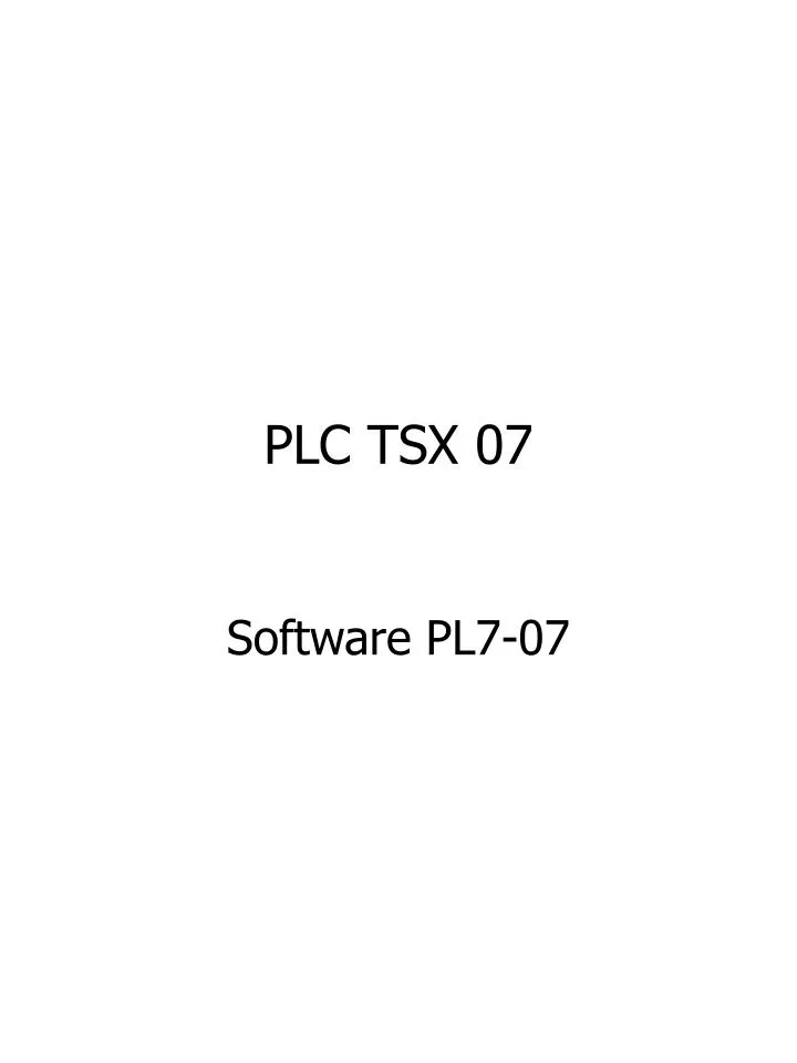 plc tsx 07