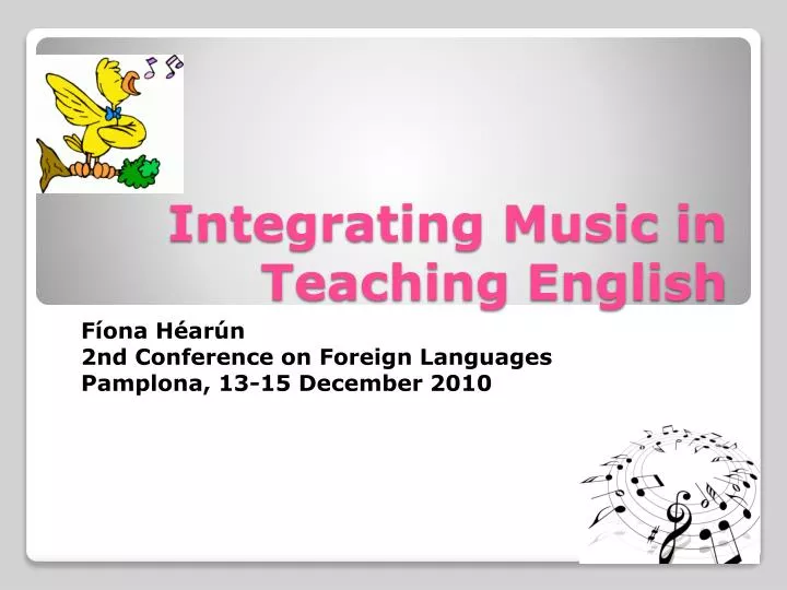 integrating music in teaching english