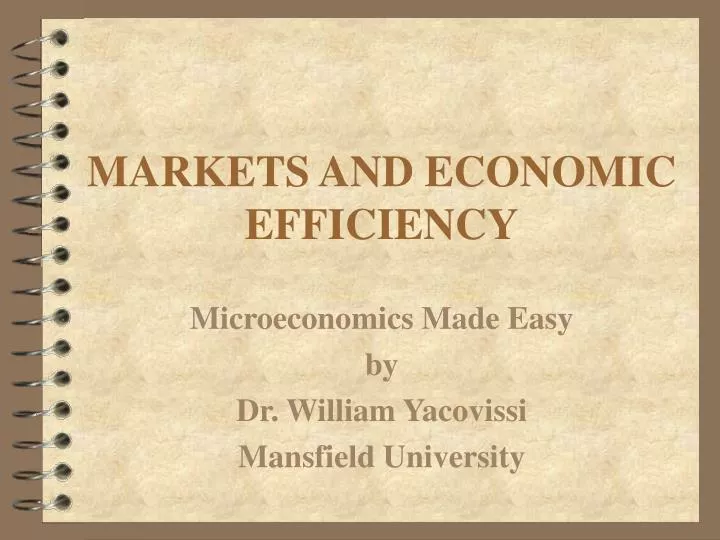 markets and economic efficiency
