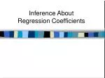 Inference About Regression Coefficients - slide 1