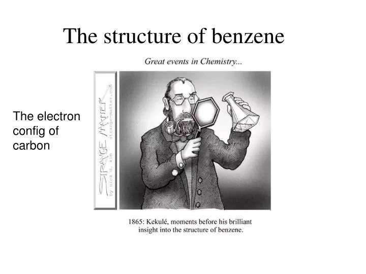 the structure of benzene