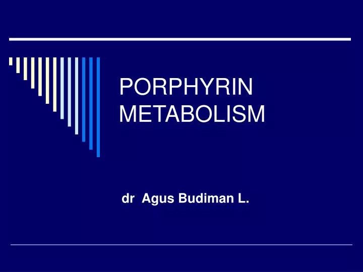 porphyrin metabolism