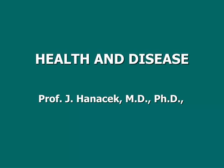 health and disease