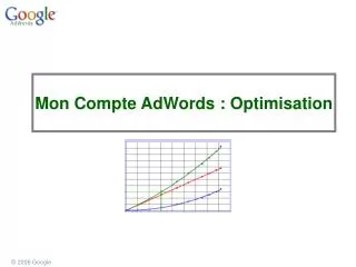 mon compte adwords optimisation