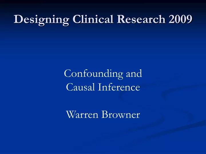 designing clinical research 2009
