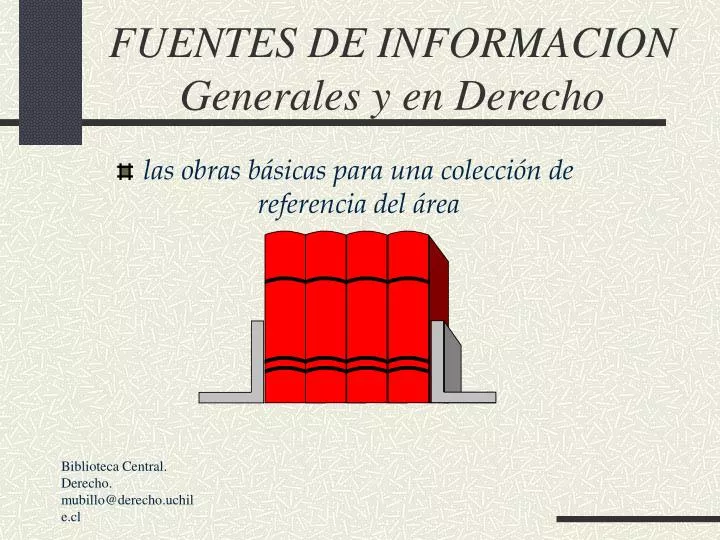 fuentes de informacion generales y en derecho