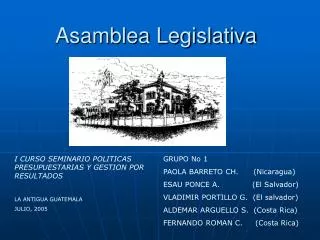 Asamblea Legislativa