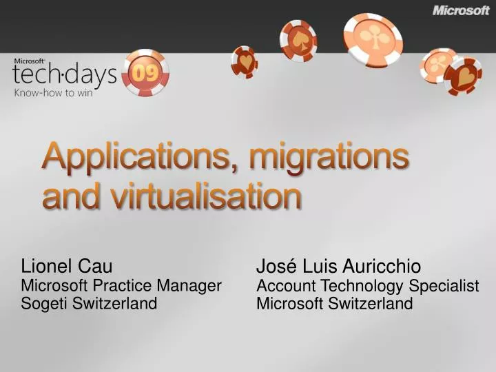 applications m igrations and virtualisation