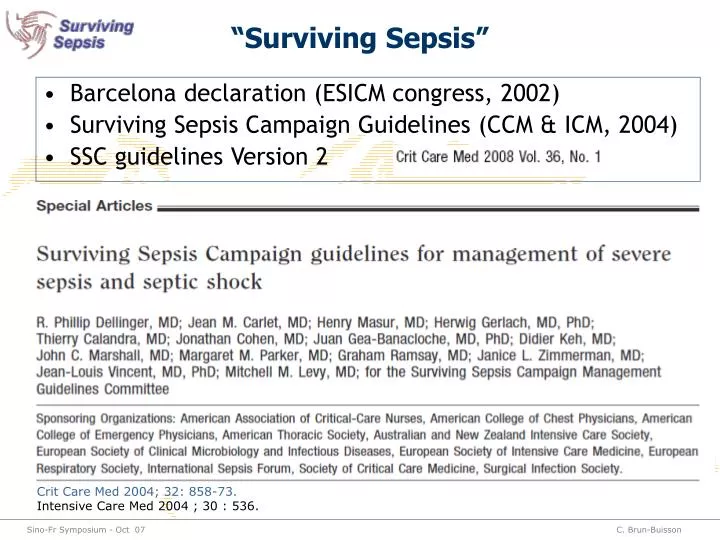 surviving sepsis