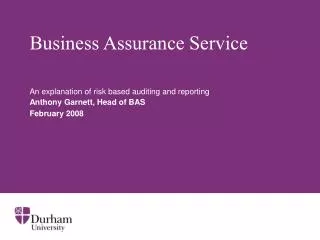 Business Assurance Service