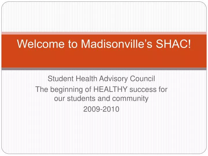 welcome to madisonville s shac